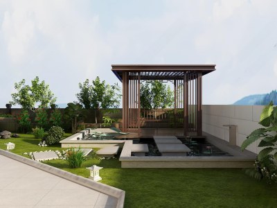 新中式住宅3D模型下载